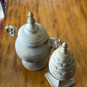 2 matching Decor 15” high